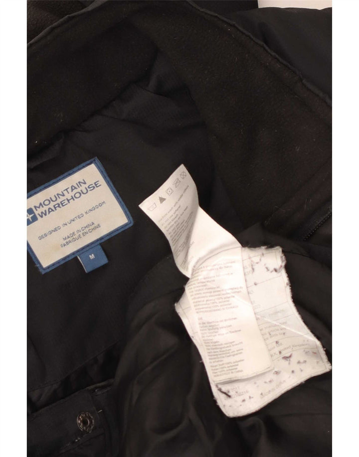 Mountain Warehouse Mens Hooded Padded Coat UK 38 Medium Black Polyester