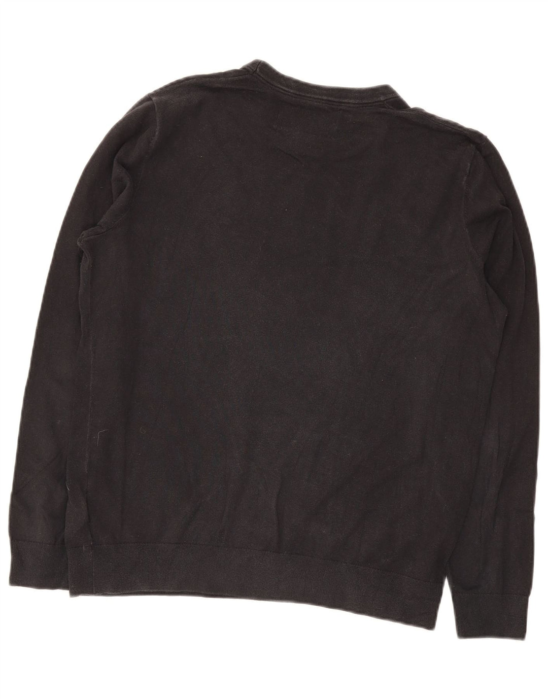 Calvin Klein Jeans Mens Sweatshirt Jumper Large Black Cotton