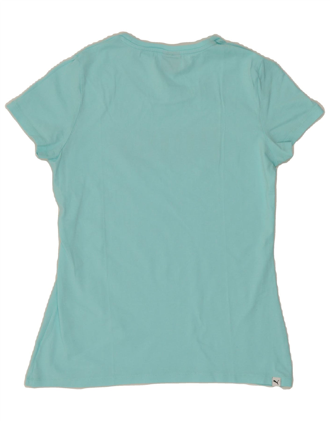 PUMA Womens Graphic T-Shirt Top UK 14 Medium  Blue Vintage Puma and Second-Hand Puma from Messina Hembry 