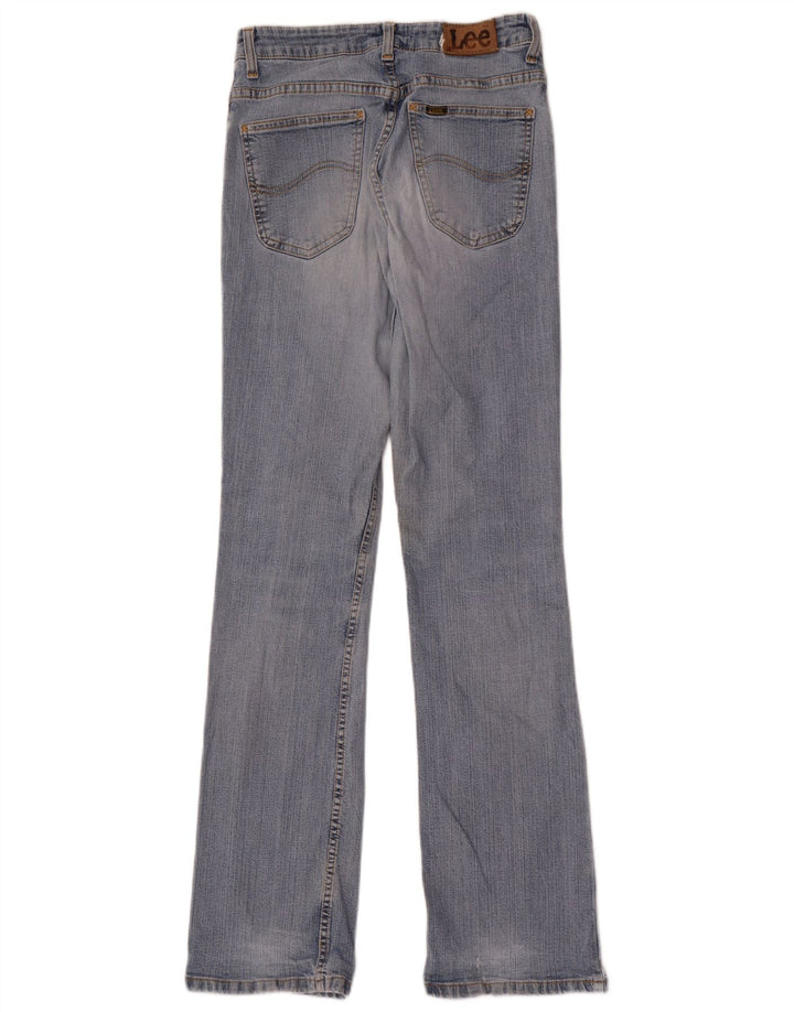 Lee Womens Cameron Straight Jeans W29 L33 Blue Cotton