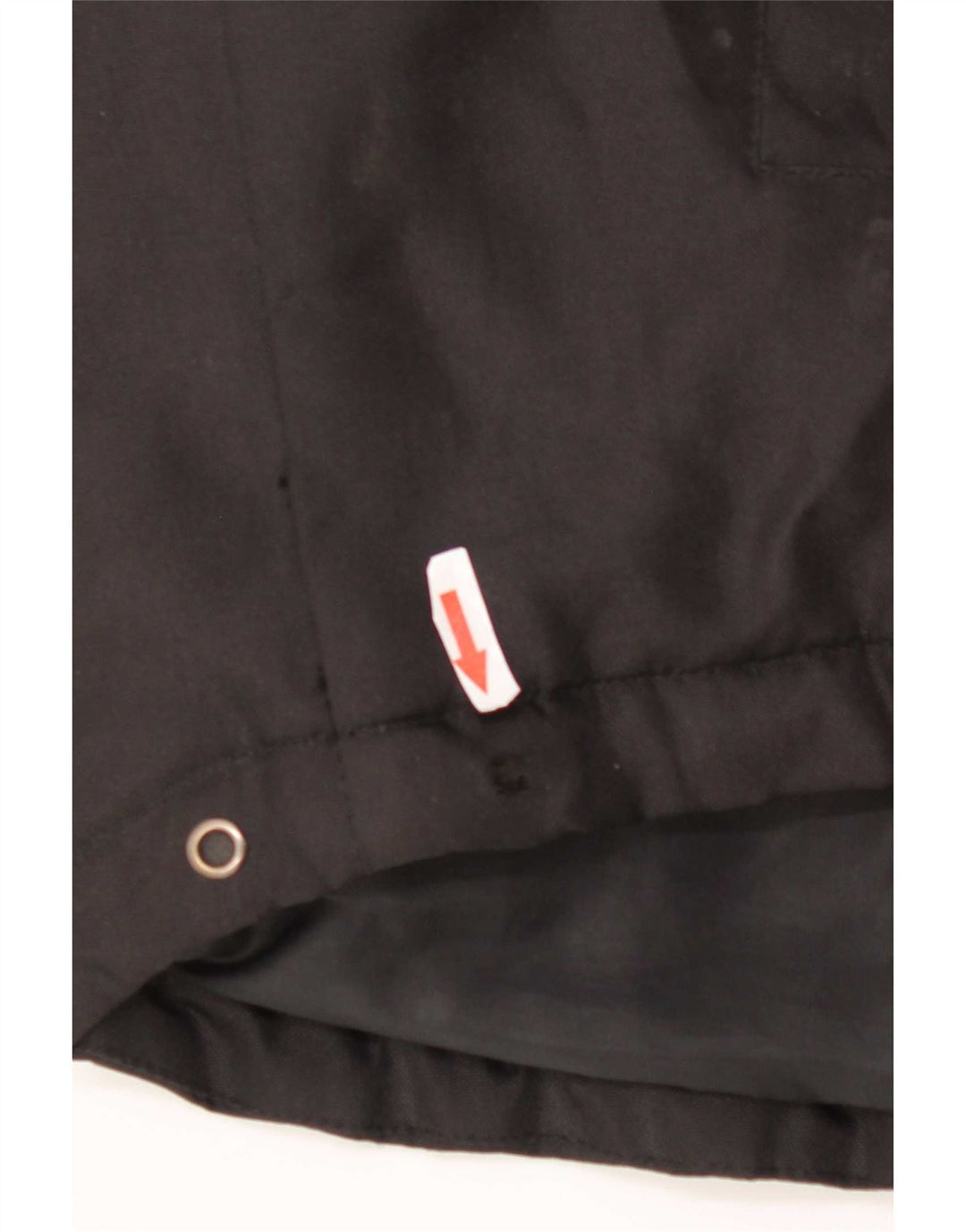 Kappa Veste coupe-vent pour homme UK 42 XL Noir Polyester