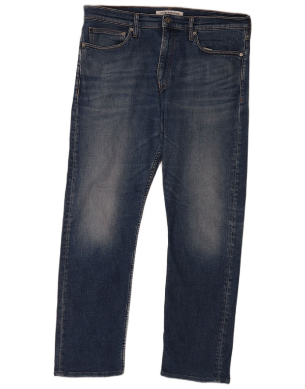 Calvin Klein Mens Slim Jeans W36 L32 Blue