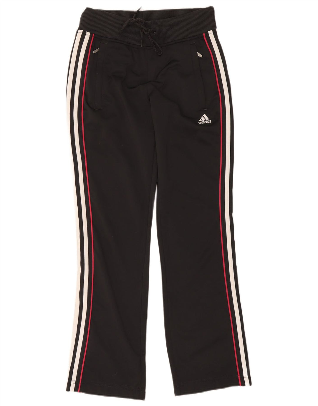 Γυναικεία αθλητική φόρμα Adidas Παντελόνι UK 10 Small Black Polyester