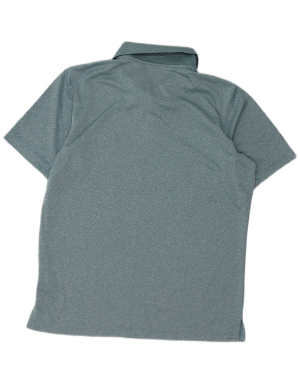 Columbia Mens Polo Shirt Medium Green Polyester