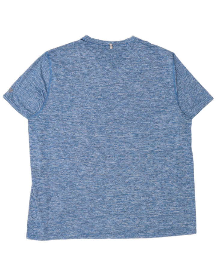 T-shirt da uomo Russell Athletic Top 2XL poliestere chiazzato blu