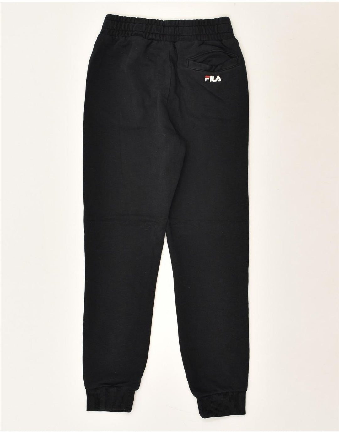 FILA Boys Tracksuit Trousers Joggers 9-10 Years Black Cotton | Vintage Fila | Thrift | Second-Hand Fila | Used Clothing | Messina Hembry 