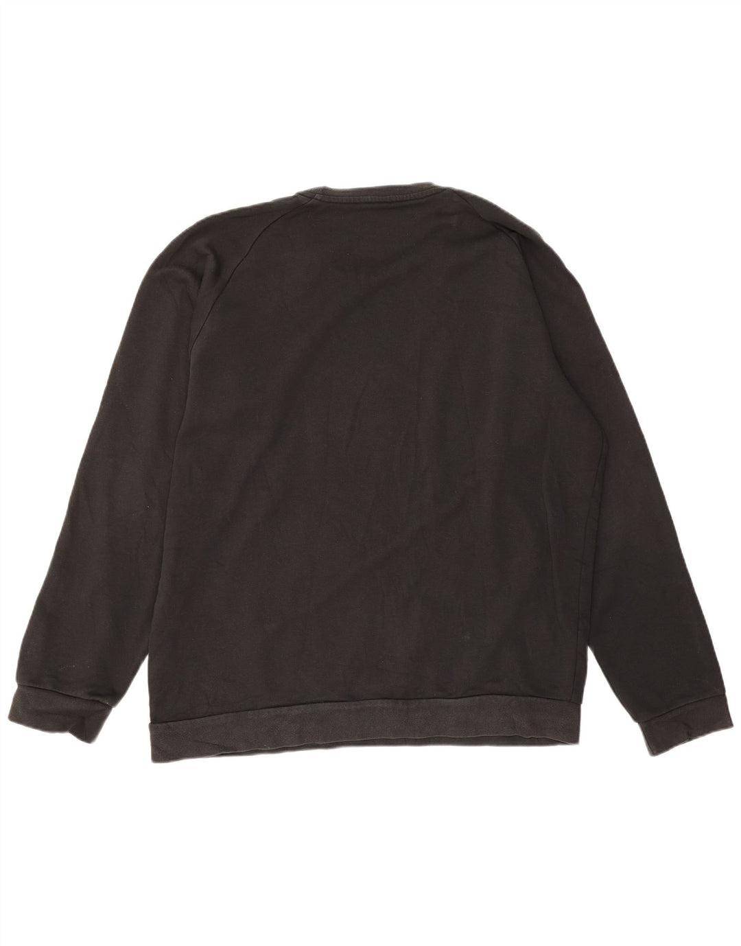 Adidas Mens Sweatshirt Jumper XL Black Cotton