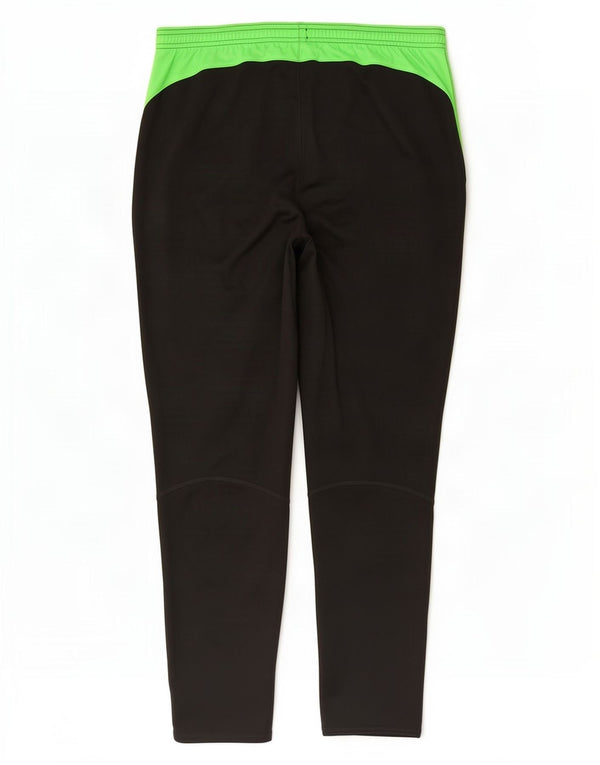 Pantaloni da tuta Nike Dri Fit da uomo, grandi, in poliestere color block nero