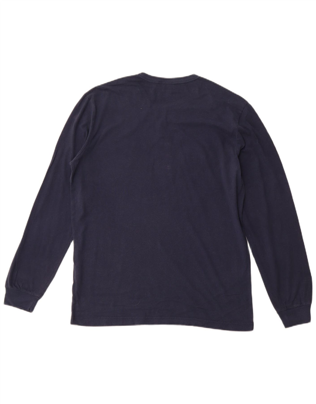 CHAMPION Mens Rochester Graphic Top Long Sleeve Medium Navy Blue Cotton