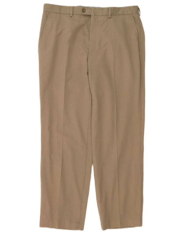 Marks & Spencer Herrenanzughose W34 L31 Beige Wolle