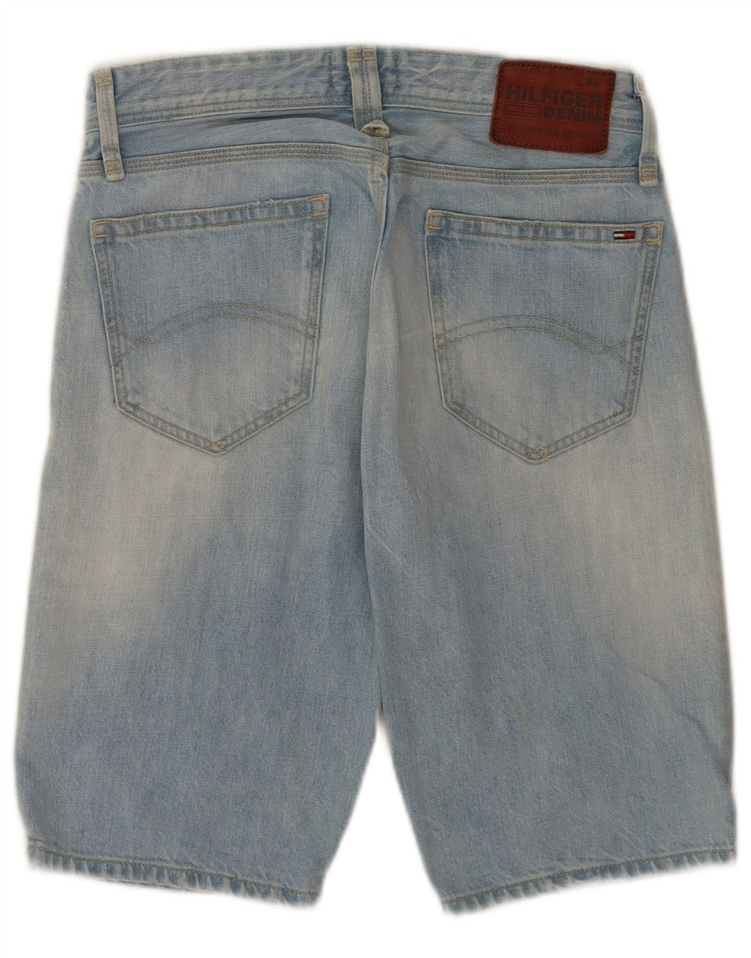Tommy Hilfiger Herre Regular Denim Shorts W29 Medium Blue Cotton