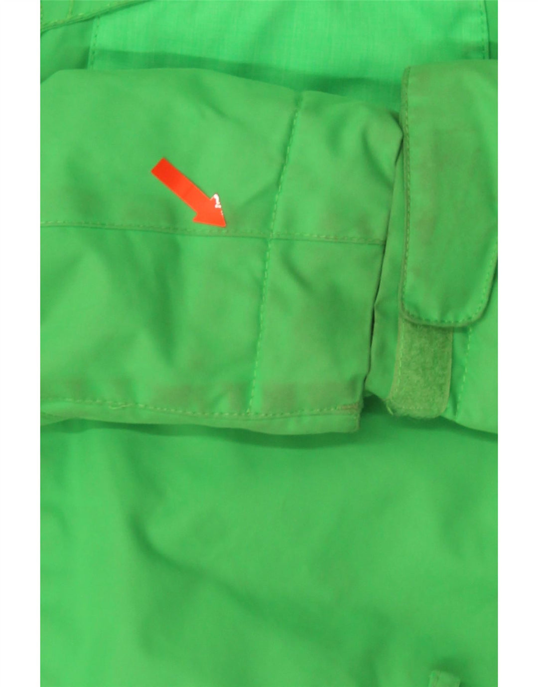Quiksilver Boys Windbreaker Jacket 11-12 Years Medium Green Colourblock