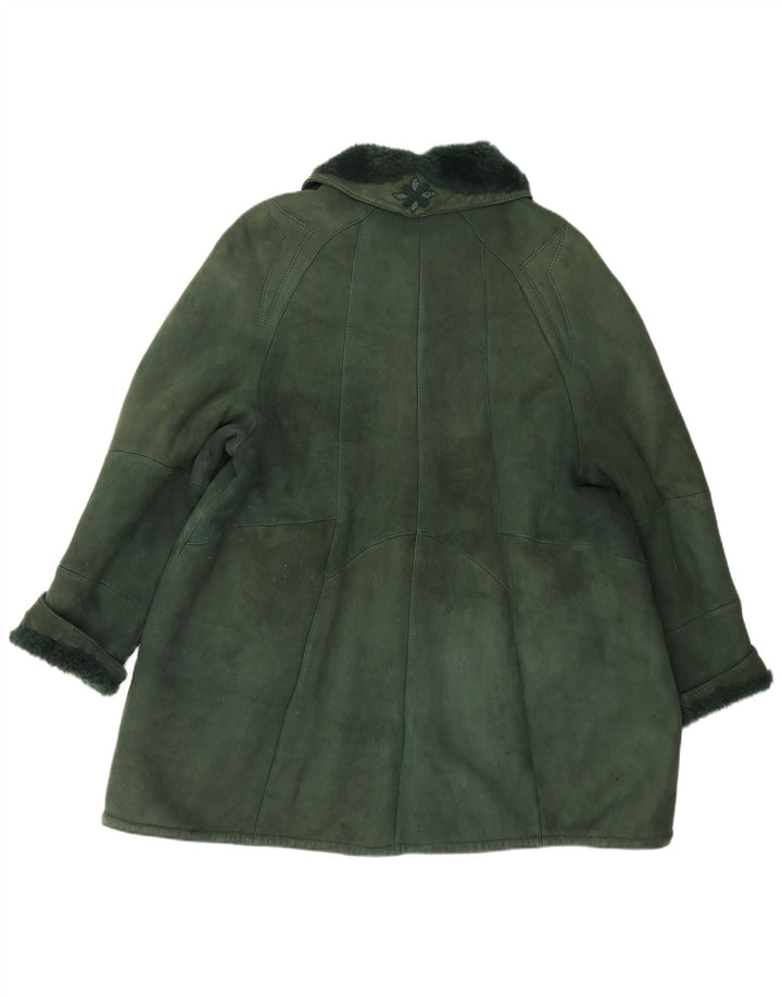 Shearling Γυναικείο Παλτό Oversized IT 44 Medium Green
