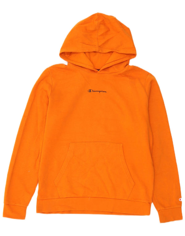 Champion drenge hættetrøje 15-16 år 2XL orange bomuld