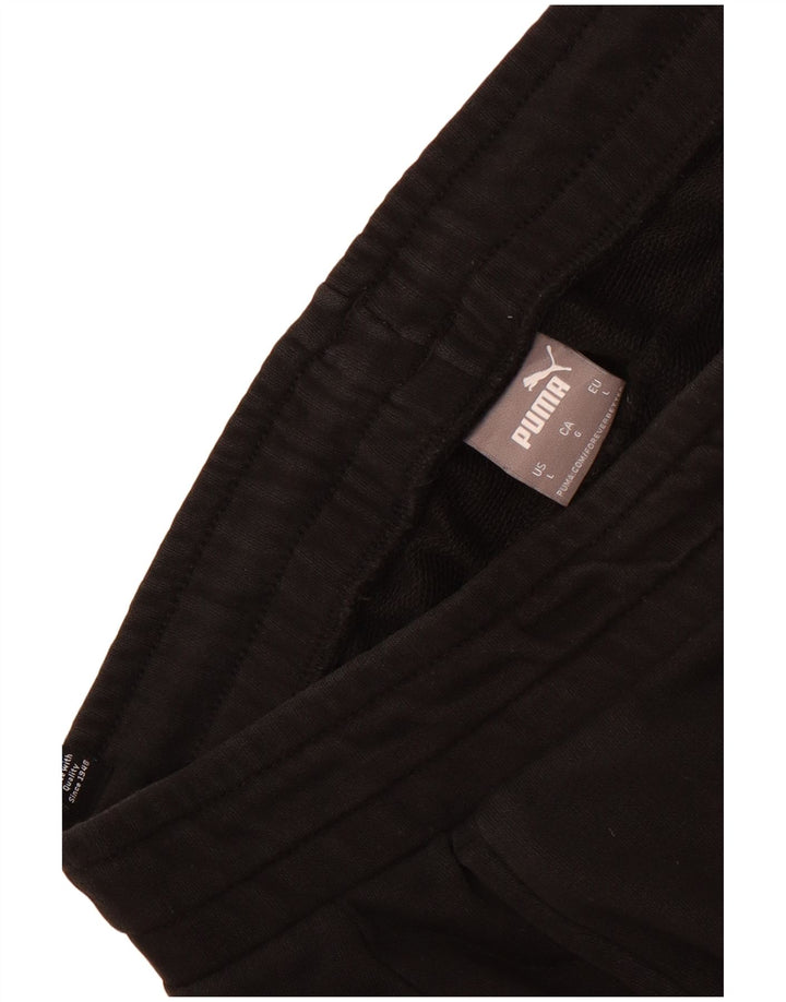 Puma Herren-Trainingshose, Größe L, Schwarz