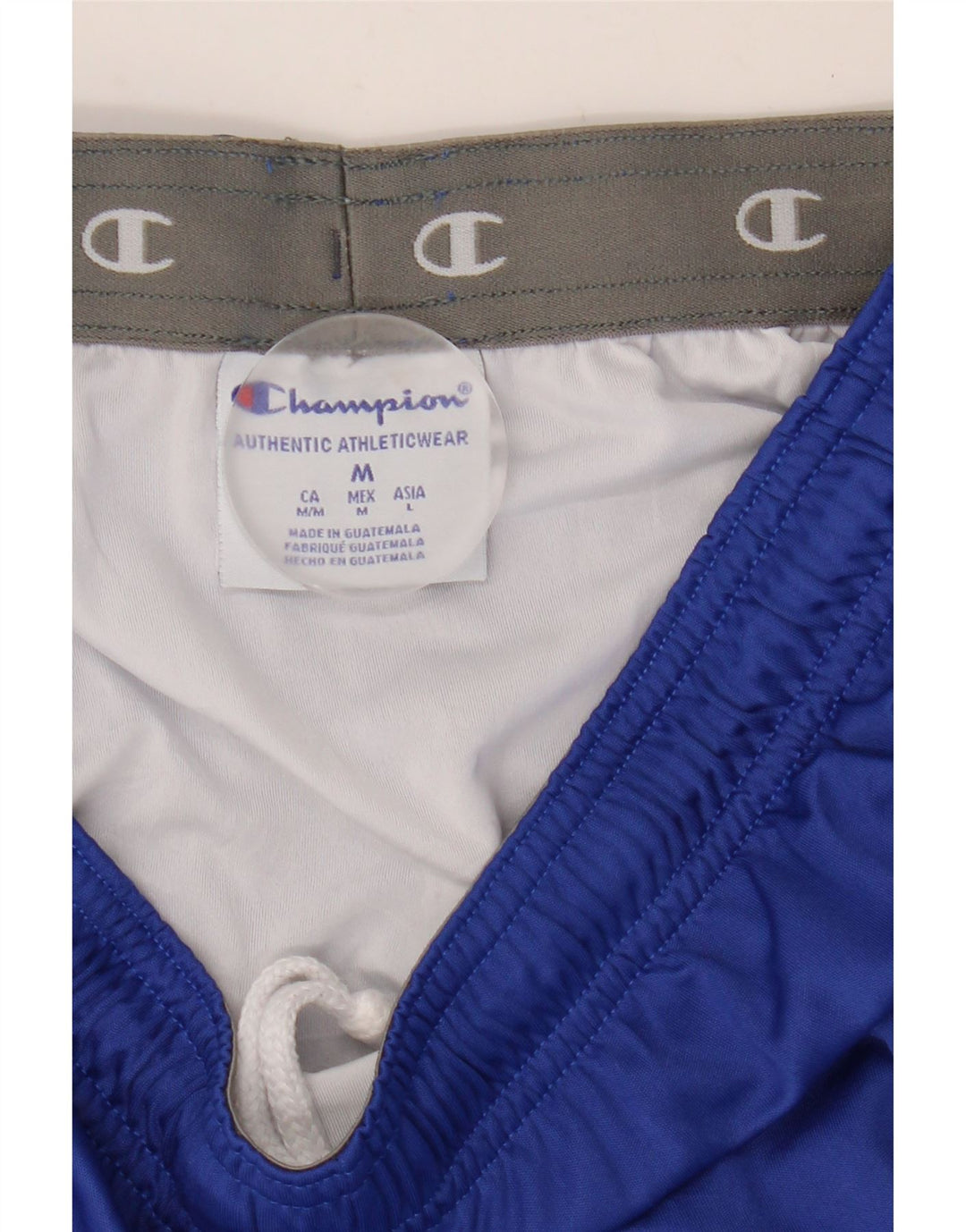 Champion Mens Sport Shorts Medium  Blue Polyester