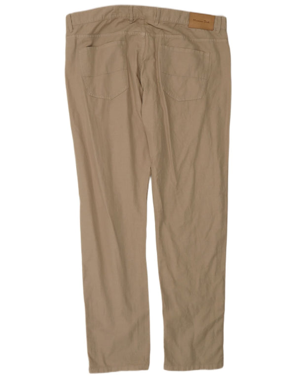 Ανδρικό ίσιο casual παντελόνι Massimo Dutti EU 50 2XL W40 L34 Beige