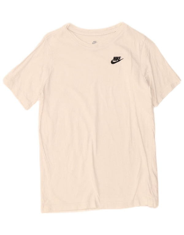 T-shirt chłopięcy Nike 13-14 lat XL, biała bawełna
