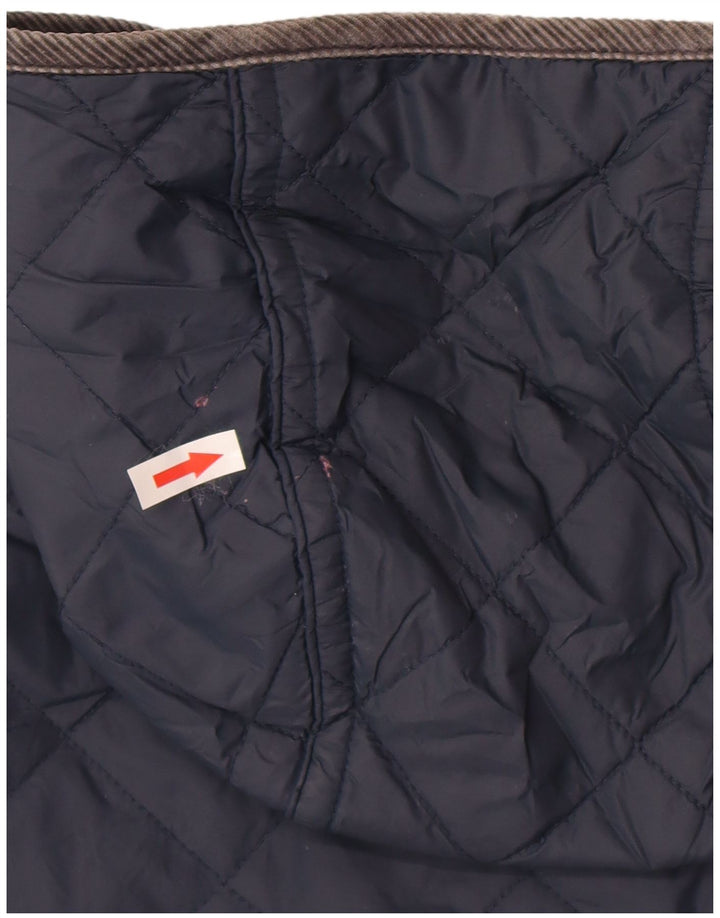 Jack Wills Womens Hooded Quilted Jacket UK 8 Small  Navy Blue Nylon