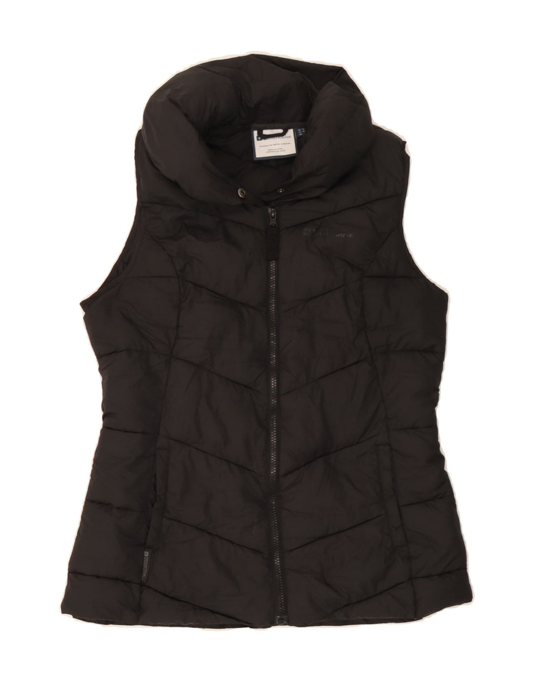 MOUNTAIN WAREHOUSE Womens Padded Gilet UK 12 Medium  Black Polyester Vintage Mountain Warehouse and Second-Hand Mountain Warehouse from Messina Hembry 