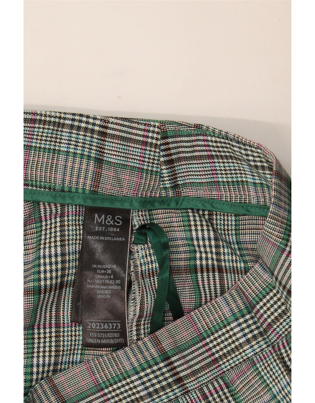 Pantaloni corti da donna MARKS & SPENCER UK 8 Small W28 L24 Grigio