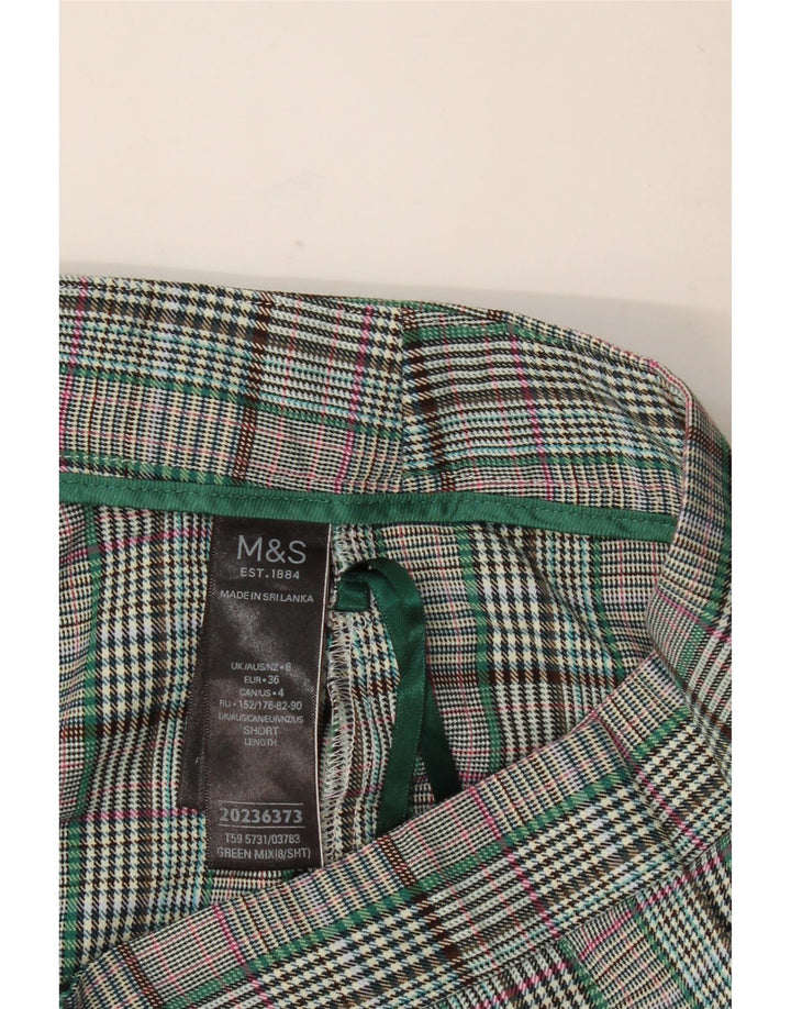 Pantaloni corti da donna MARKS & SPENCER UK 8 Small W28 L24 Grigio