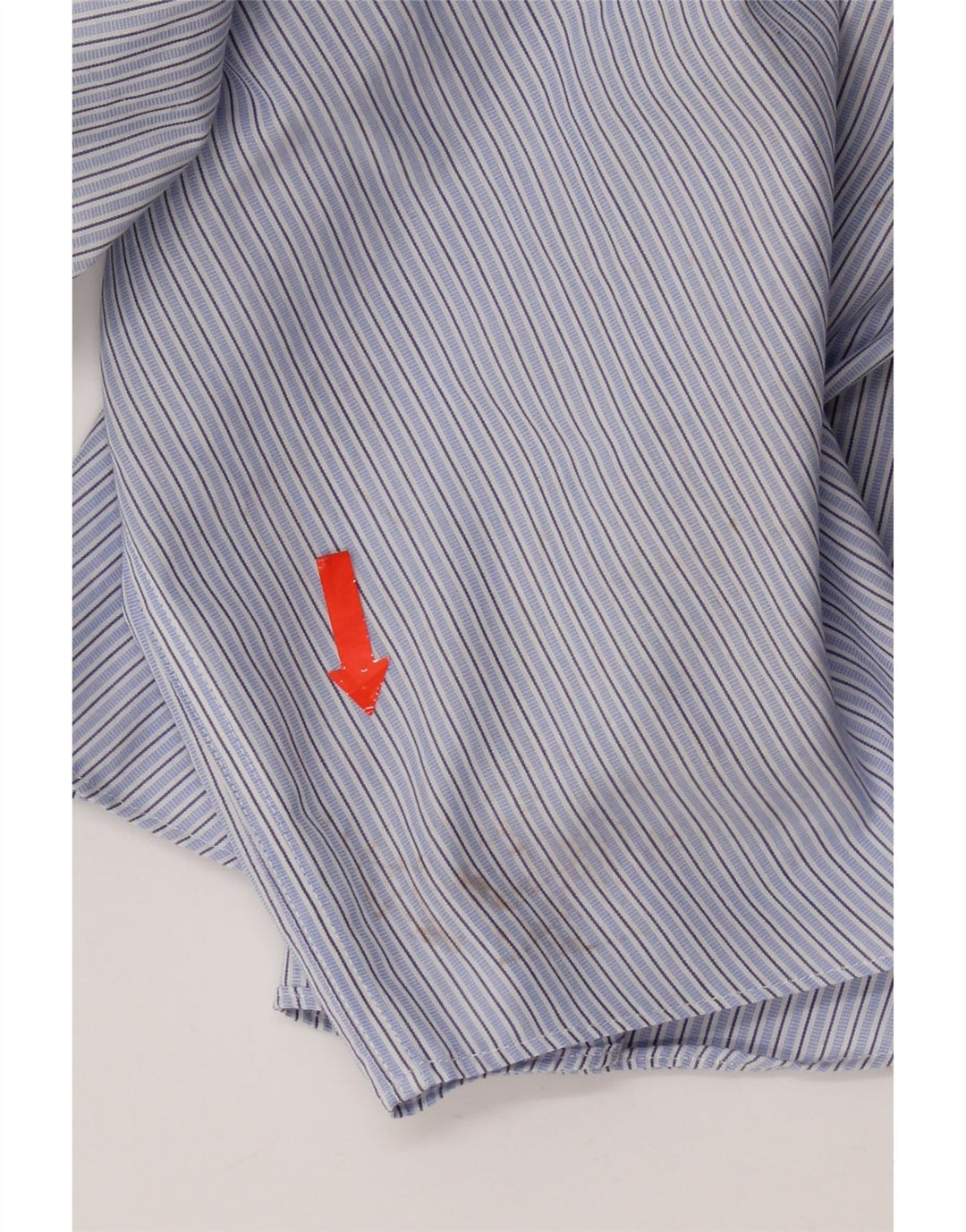 Brooks Brothers Mens 346 Shirt Size 15 Medium Blue Striped Cotton