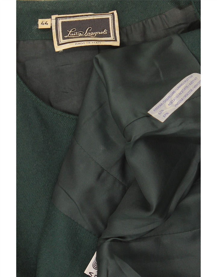 Luisa Spagnoli Dame Blazer Jacket IT 44 Medium Green Acetate