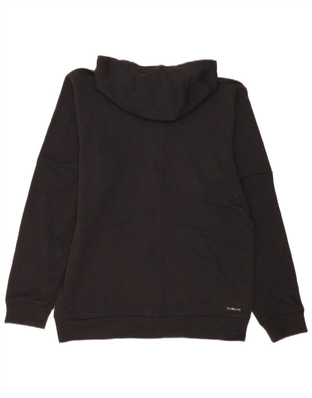 Pulover Adidas Climalite Zip pentru bărbați, mediu negru, poliester bloc de culoare