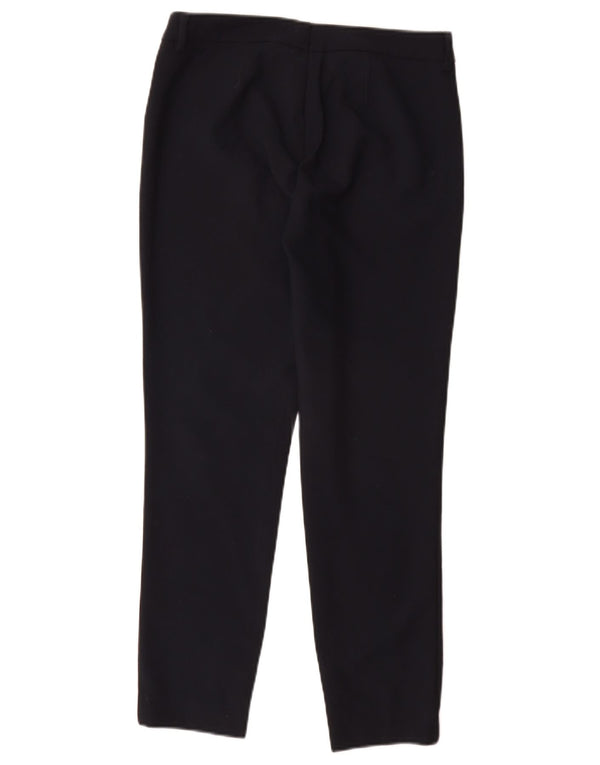 Trussardi Womens Slim Suit Trousers IT 42 Medium W30 L27 Navy Blue