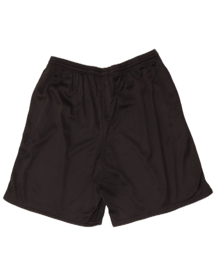 Pantaloncini sportivi da uomo CHAMPION grandi in poliestere nero