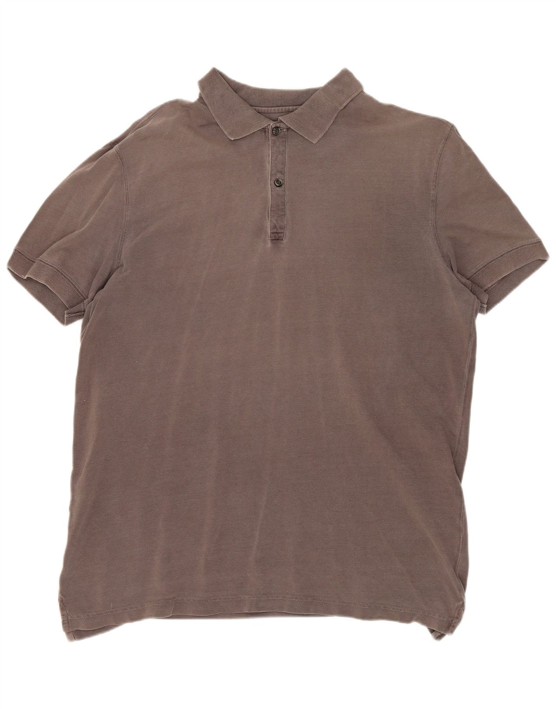 Massimo Dutti Polo Homme Gris Moyen Coton