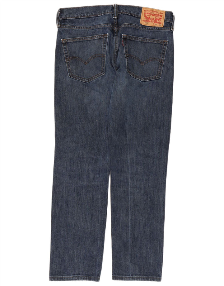 Levi's Mens 511 Slim Jeans W32 L30 Blue Cotton