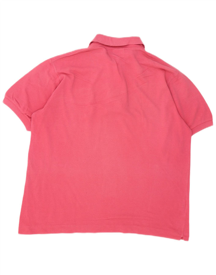 Lacoste Mens Polo Shirt Size 5 Large Pink Cotton