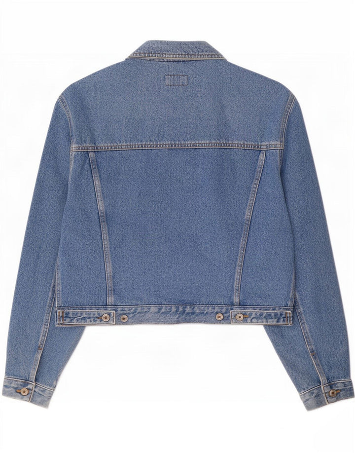 Vintage Mens Denim Jacket UK 42 XL Blue Cotton