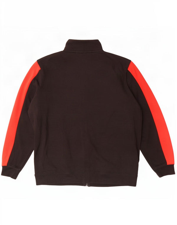 Puma Herren-Trainingsanzug-Oberteil, Jacke, XL, Schwarz, Colourblock-Baumwolle
