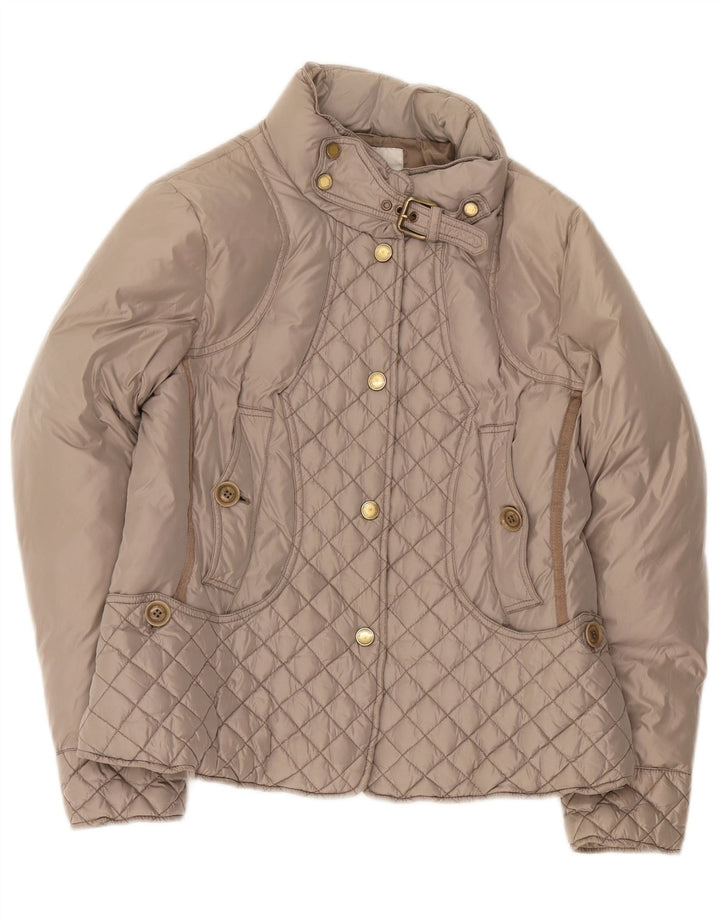 Henry Cottons Veste matelassée matelassée pour femme IT 46 Large Gris Polyester