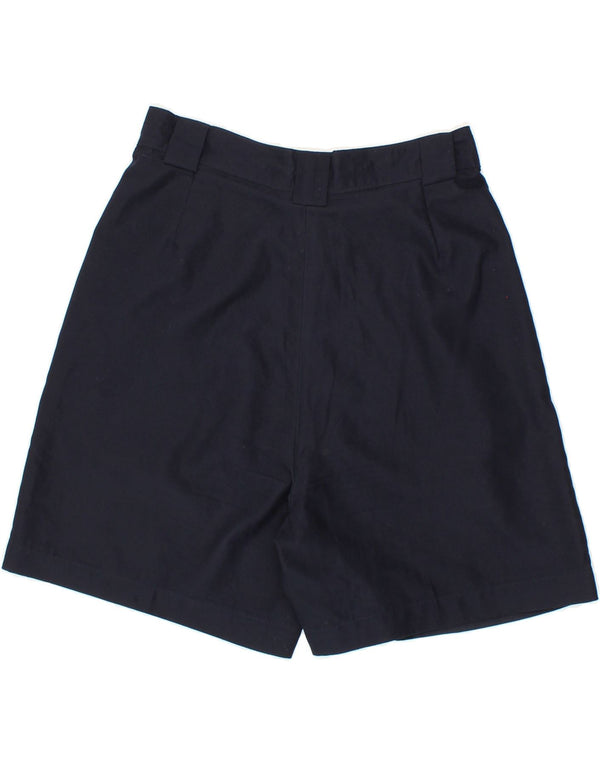 BELFE Womens Pegged Casual Shorts IT 44 Medium W32  Navy Blue Cotton