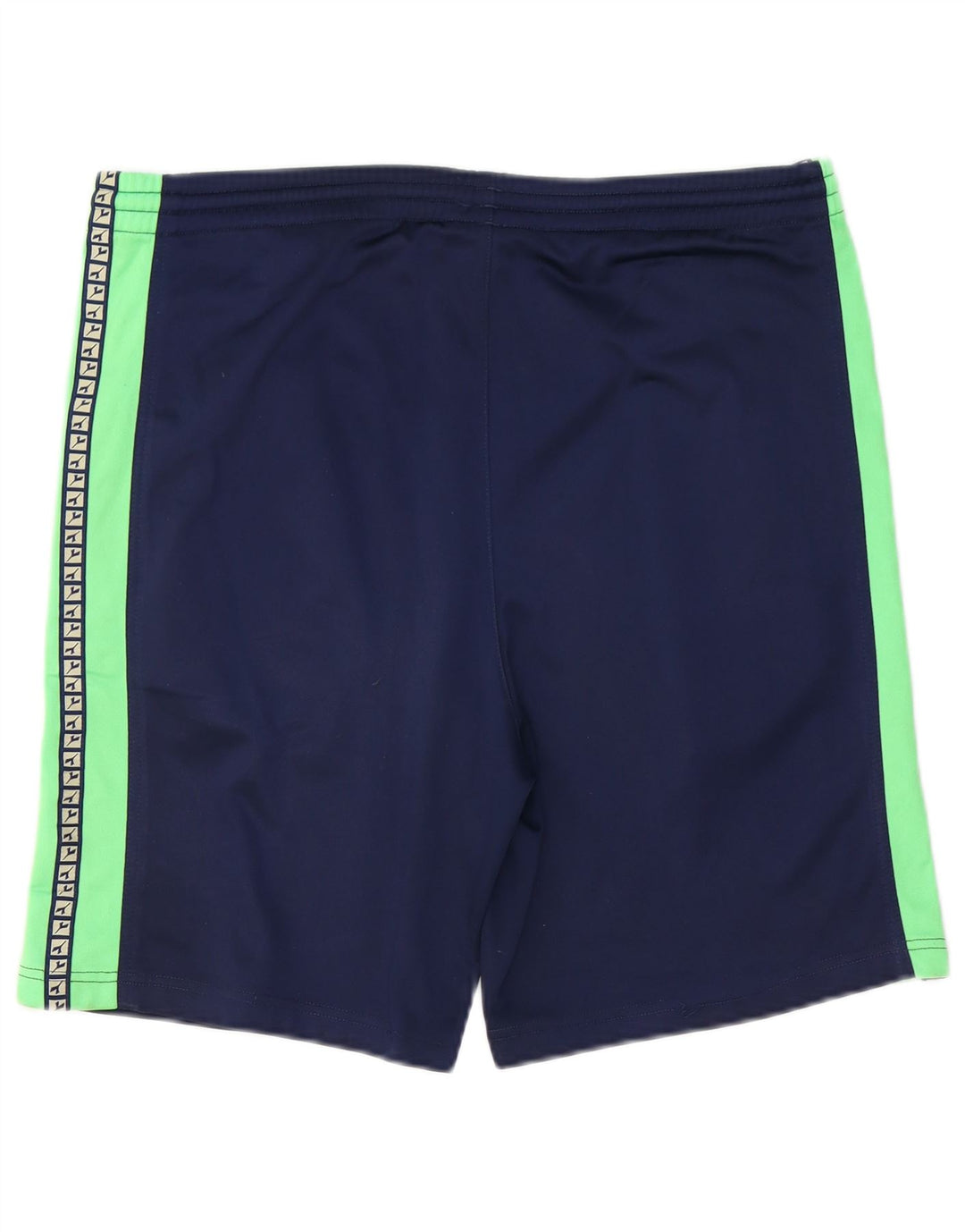 Diadora Mens Graphic Sport Shorts Large Navy Blue Colourblock Polyester