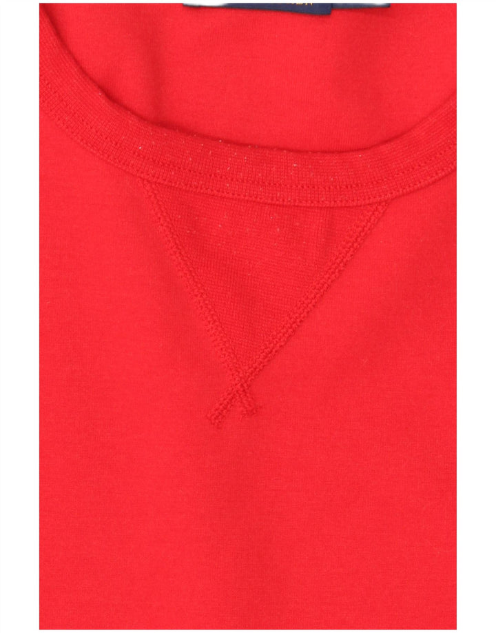 Polo Ralph Lauren Herre Sweatshirt Jumper Large Rød Polyester