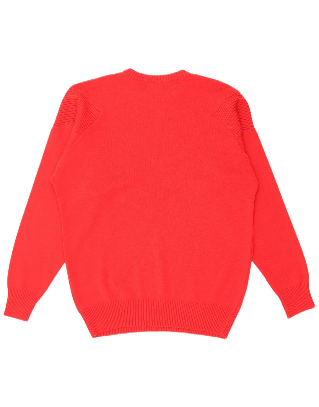 PAUL & SHARK Mens Yachting Crew Neck Jumper Sweater Medium Red Virgin Wool