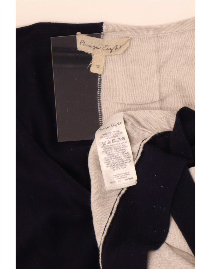 Phase Eight Womens Oversized Cardigan Sweater UK 14 Medium Navy Blue