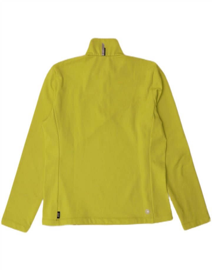 COLMAR Womens Zip Neck Pullover Tracksuit Top UK 18 XL Green Polyester Vintage Colmar and Second-Hand Colmar from Messina Hembry 