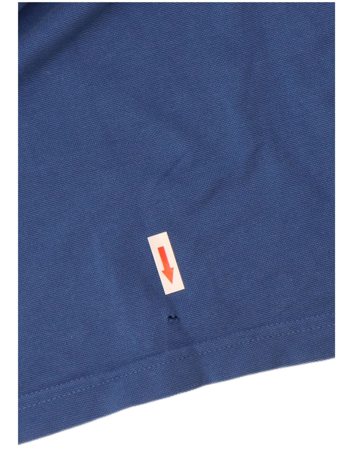 Puma Mens Polo Shirt XL Blue Cotton