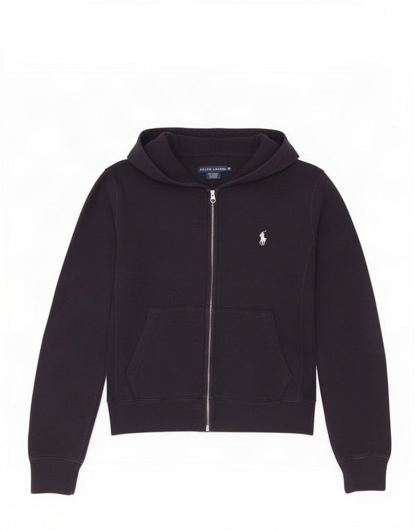 Pulover pentru femei Ralph Lauren, supradimensionat, cu fermoar, UK 6 XS, bumbac bleumarin