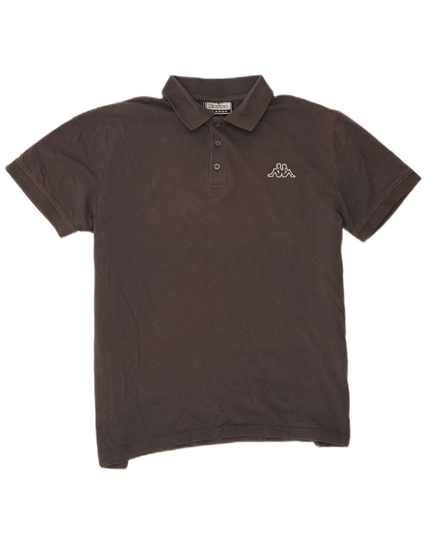 Polo Kappa Uomo XL Cotone Grigio