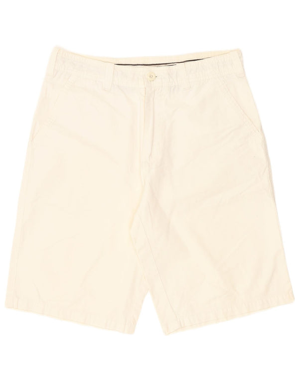 Zara Mens Chino Shorts EU 40 Medium W31 White Bumbac
