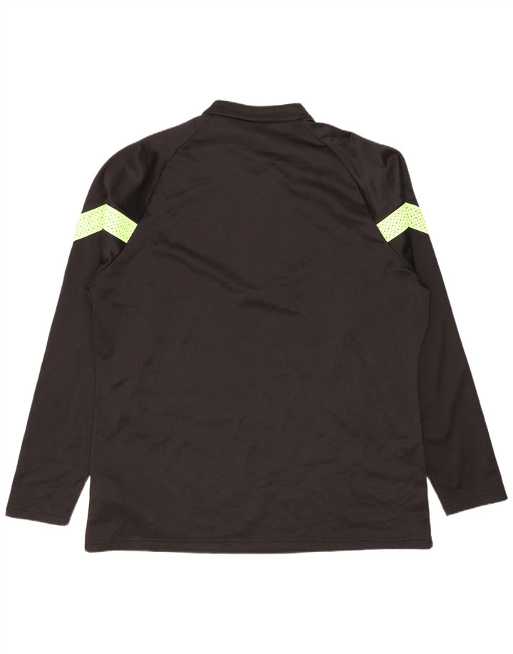 Puma Herre Manchester City Pullover Træningsdragt Top XL Sort Colourblock