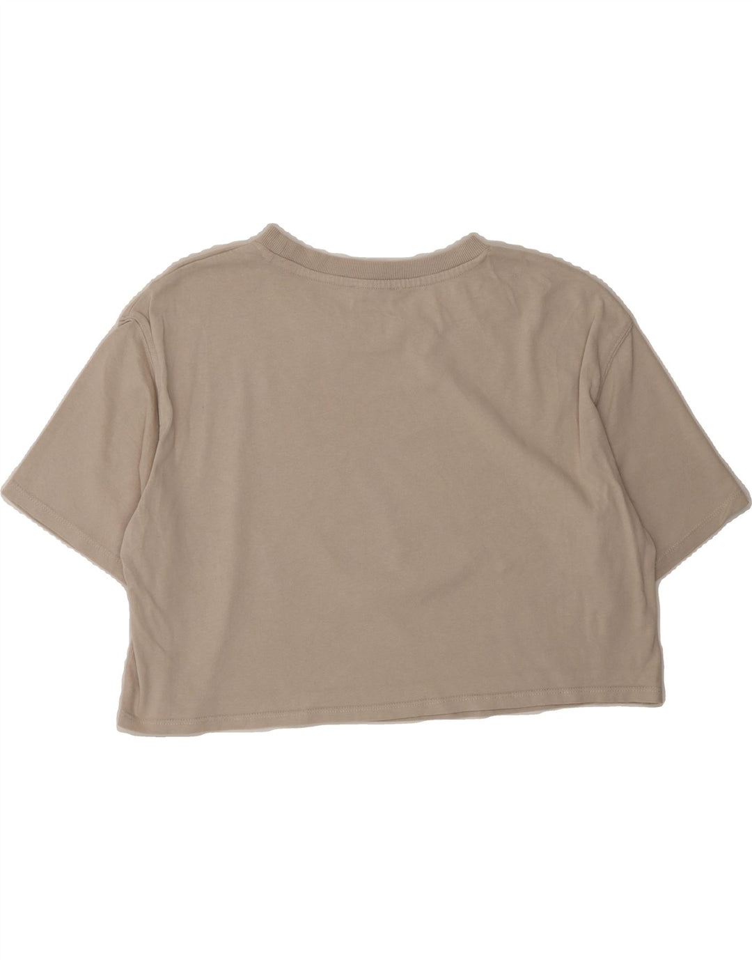 ZARA Womens Crop T-Shirt Top UK 16 Large Grey Vintage Zara and Second-Hand Zara from Messina Hembry 
