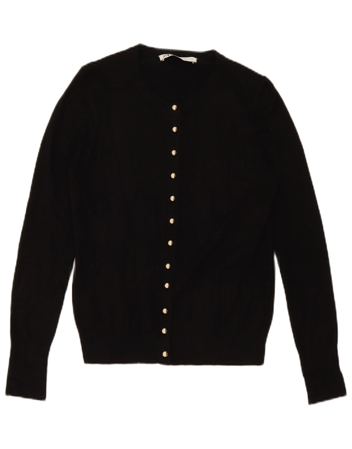 Zara Womens Cardigan Sweater UK 10 Small Black